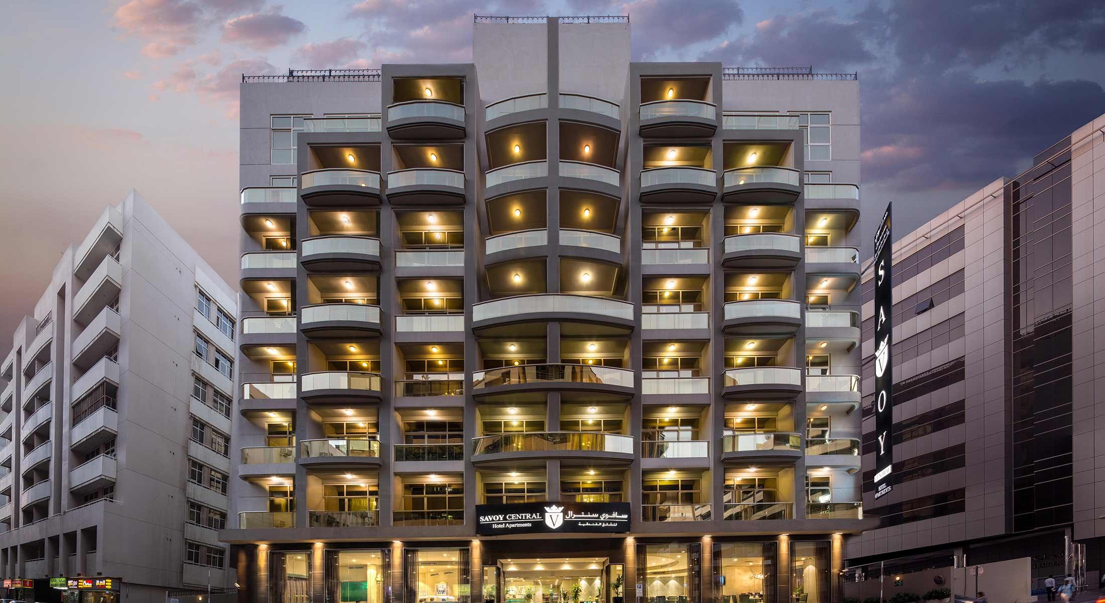 Savoy Central Hotel Apartments Dubai Esterno foto